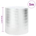 vidaXL Reflexná fólia za radiátor Strieborná 5 x 0,5 m Polyetylén