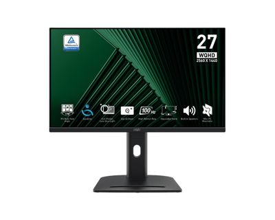 MSI Pro/MP275QPG/27''/IPS/QHD/100Hz/1ms/Black/2R