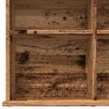 vidaXL CD skrinka staré drevo 100x23x89,5 cm kompozitné drevo