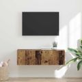 vidaXL TV nástenná skriňa Nástenný Staré drevo 98 x 31 x 29,5 cm