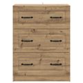 vidaXL Zásuvkový kabinet 66 x 34,5 x 87 cm Kompozitné drevo