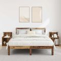 vidaXL Nočný stolík 2 ks Staré drevo 40 x 35 x 60 cm Kompozitné drevo