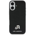 Puzdro Karl Lagerfeld pre iPhone 17 6,3" HC MAGSAFE PU FW W/ K&C HEAD PIN BLACK