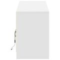 vidaXL TV stolík s LED biely 180x34x50 cm kompozitné drevo