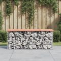 vidaXL Záhradná lavica gabiónový dizajn 103x31,5x42 cm masívny douglas