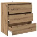 vidaXL Komoda dub artisan 70x41x75 cm spracované drevo