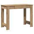 vidaXL Stôl dub artisan 100x45x75 cm kompozitné drevo