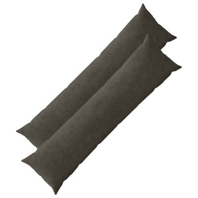 vidaXL Poťah na podložku 2 pcs HEERLEN Antracitová 40 x 145 cm