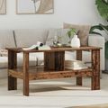 vidaXL Konferenčný stolík Staré drevo 90 x 50 x 45 cm Kompozitné drevo