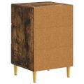 vidaXL Nočný stolík Dymový dub 43 x 39,5 x 66,5 cm Kompozitné drevo