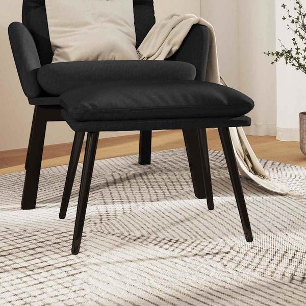 vidaXL Podnožka čierna 45x29,5x35 cm lesklá umelá koža