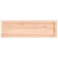 vidaXL Kúpeľňová doska 100x30x(2-4) cm neošetrený masív