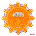 Núdzové svietidlo LED 12SMD+3SMD 650mAh (BATT) červená AMiO-04673