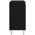 vidaXL Servírovacia skriňa Čierny dub 101,5 x 35 x 70 cm