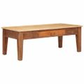 vidaXL Konferenčný stolík Hnedá 110 x 55 x 40 cm Masívne mango drevo