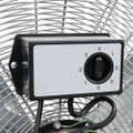 vidaXL Bubnový ventilátor s kolesom Strieborná 79 x 37 x 82 cm Hliník