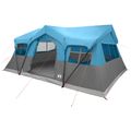 vidaXL Rodinný stan 487 x 340 x 216 cm Modrá Polyester a oceľ