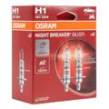 Halog&eacute;nov&aacute; &yuml;iarovka Osram H1 12V 55W P14,5s NIGHT BREAKER SILVER +100% / 2ks