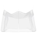vidaXL Záhradná komárová sieť 220 mesh Biela 4 x 4 x 2,5 m Polyester