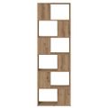 vidaXL knižnica/predeľovač izieb Artisan Dub 60x24x186 cm