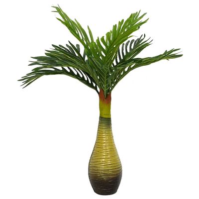 vidaXL Umelý palmový 9 listov 70 cm zelený