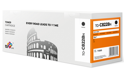 Toner TB kompatibilný s OKI C822 TO-C822BN BK