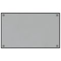 vidaXL Nástenná magnetická tabuľa čierna 100x60 cm tvrdené sklo
