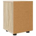 vidaXL Nočné stolíky 2 ks Sonoma dub 30,5 x 30 x 43 cm