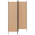 vidaXL Rozdeľovač miestnosti Béžová 150 x 180 cm Látka