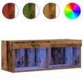 vidaXL Zostava TV skriniek 80 x 30 x 30 cm Staré drevo