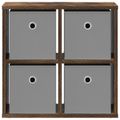 vidaXL Servírovacia skriňa Dymová dub 49,5 x 22 x 47 cm