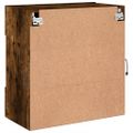 vidaXL TV nástenná skrinka s LED svetlami dub sonoma 58,5x30x60,5 cm