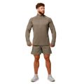 Bežecké šortky 2in1 Pulse Vetiver - GymBeam, veľkosť L, veľkosť oblečenia L