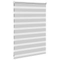 vidaXL Zebra roleta svetlosivá 95x100 cm šírka látky 90,9 cm polyester