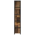 vidaXL Regál na knihy 80 x 30 x 155,5 cm Kompozitné drevo Staré drevo