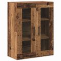 vidaXL Highboard 2 ks Staré drevo 69,5 x 34 x 180 cm Kompozitné drevo