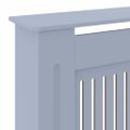 vidaXL Kryt radiátora 2 ks Sivá 205 x 20,5 x 81,5cm Kompozitné drevo