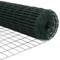 vidaXL Euro plotový základ 25 x 1,2 m PVC potiahnutá oceľ Zelená