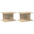 vidaXL Nočný stolík 2 ks Sonoma dub 40 x 30 x 25 cm Kompozitné drevo