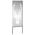 vidaXL Záhradná clona na súkromie Strieborná 50 x 140 cm