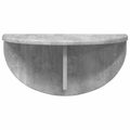 vidaXL Stenná polica Nástenná montáž Betónová šedá 48 x 24 x 24 cm