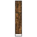 vidaXL Knižnica 60 x 30 x 155 cm Kompozitné drevo Dymová dub
