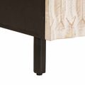vidaXL Konferenčný stolík Biela 80 x 54 x 40 cm Masívne mango drevo