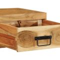 vidaXL Nástenná TV skrinka 80x30x19 cm masívna akácia