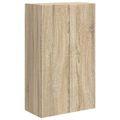vidaXL TV nástenná skriňa Nástenný Sonoma dub 59,5 x 31 x 100 cm