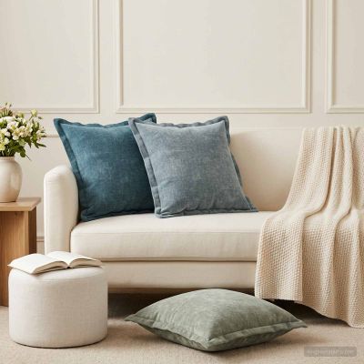 vidaXL Poťah na podložku 2 ks HOUTEN Zelená 50 x 50 cm