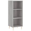 vidaXL Komoda sivý dub sonoma 34,5x32,5x90 cm kompozitné drevo