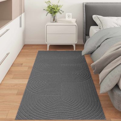 vidaXL Kusové koberce PALMERAS Antracit 200 x 80 cm Polyester