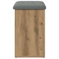 vidaXL Lavička na topánky Artisan Dub 62x32x50 cm Engineered Wood