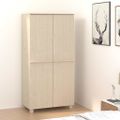vidaXL Šatník HAMAR, medovo hnedý 89x50x180 cm, borovicový masív